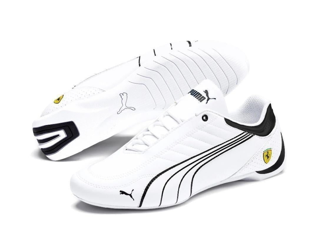 Men's Scuderia Ferrari Puma White Sneaker Shoes