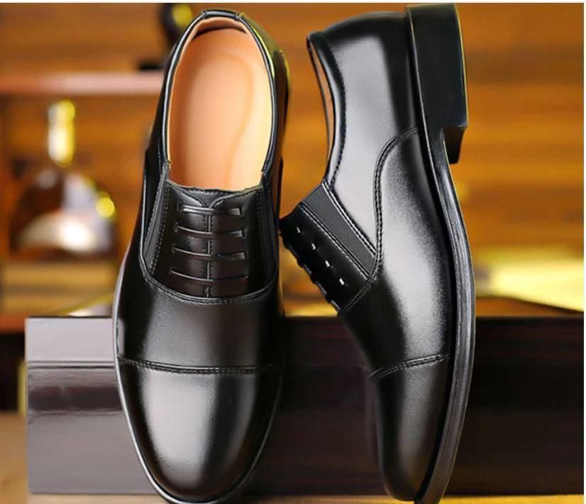 Men's Smart Black Formal Leather Shoes